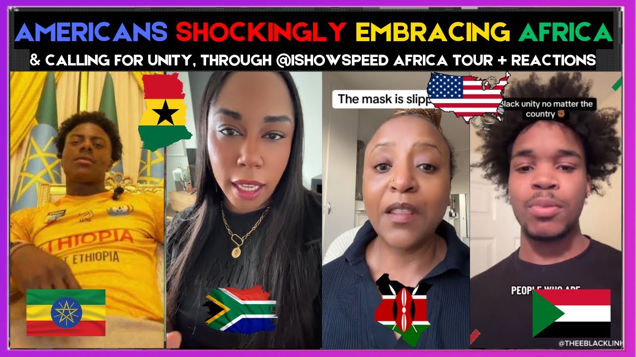 🇬🇭🇺🇸 AMERICANS SHOCKINGLY EMBRACING AFRICA & CALLING FOR UNITY, @ISHOWSPEED AFRICA TOUR | Kamma Dyn