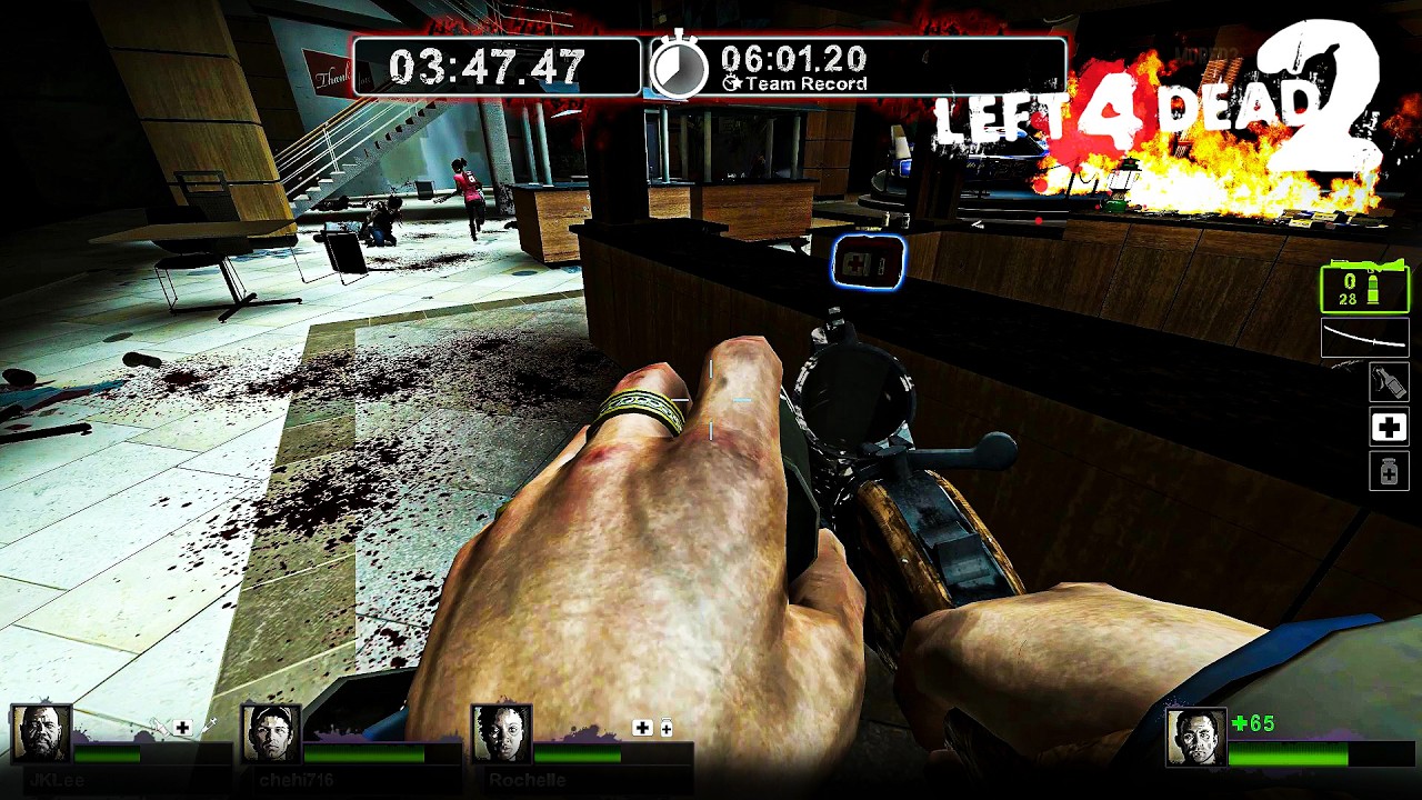 Left 4 Dead 2 Survival Mode Gameplay - Dead Center: Mail Atrium (2026) #left4dead2 #l4d2