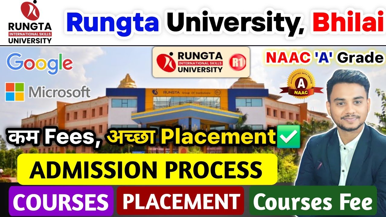 Rungta College Bhilai 🔥| Rungta International Skills University | Rungta University | Review 2026