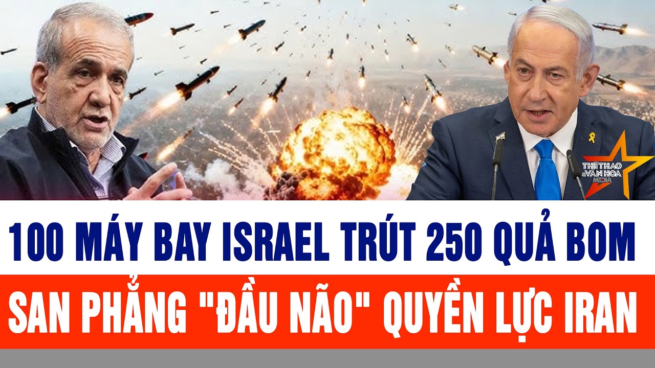 100 máy bay Israel trút 250 quả bom: 