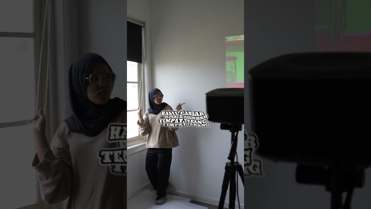 Rasakan pengalaman menonton yang tak tertandingi dengan Proyektor Eroc Mega! 📽️✨