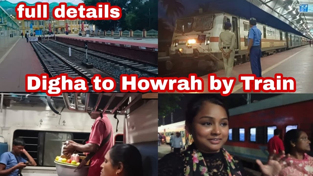 Digha to Howrah Kolkata by train | Digha station to Howrah station #digha #howrah