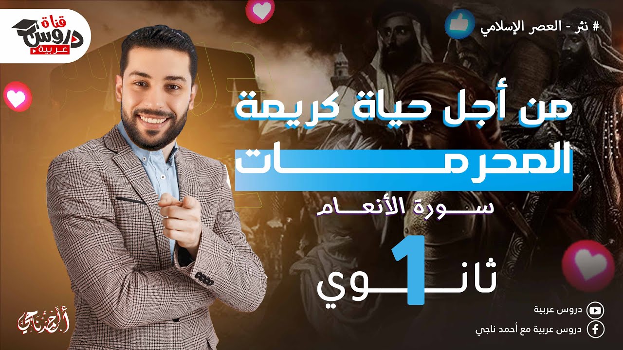 من أجل حياة كريمة | شرح سورة الأنعام | للصف الأول الثانوي | قيم وأخلاق في الإسلام - دروس عربية