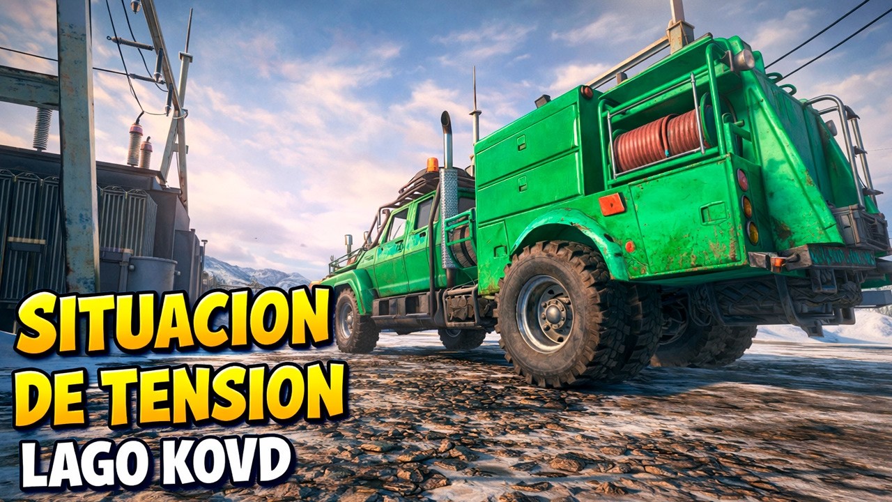 Situacion de tension - LAGO KOVD | #snowrunner