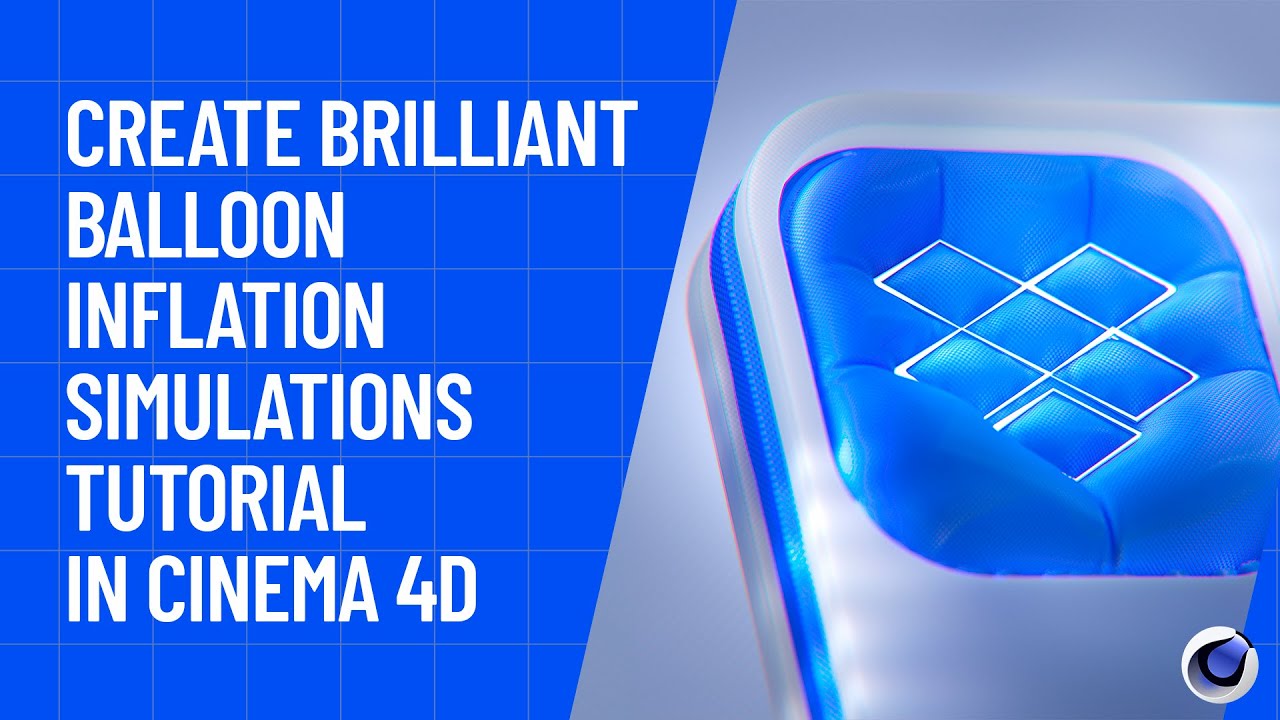 Cinema 4D Tutorial - Create a Brilliant Balloon Inflation Simulations Redshift
