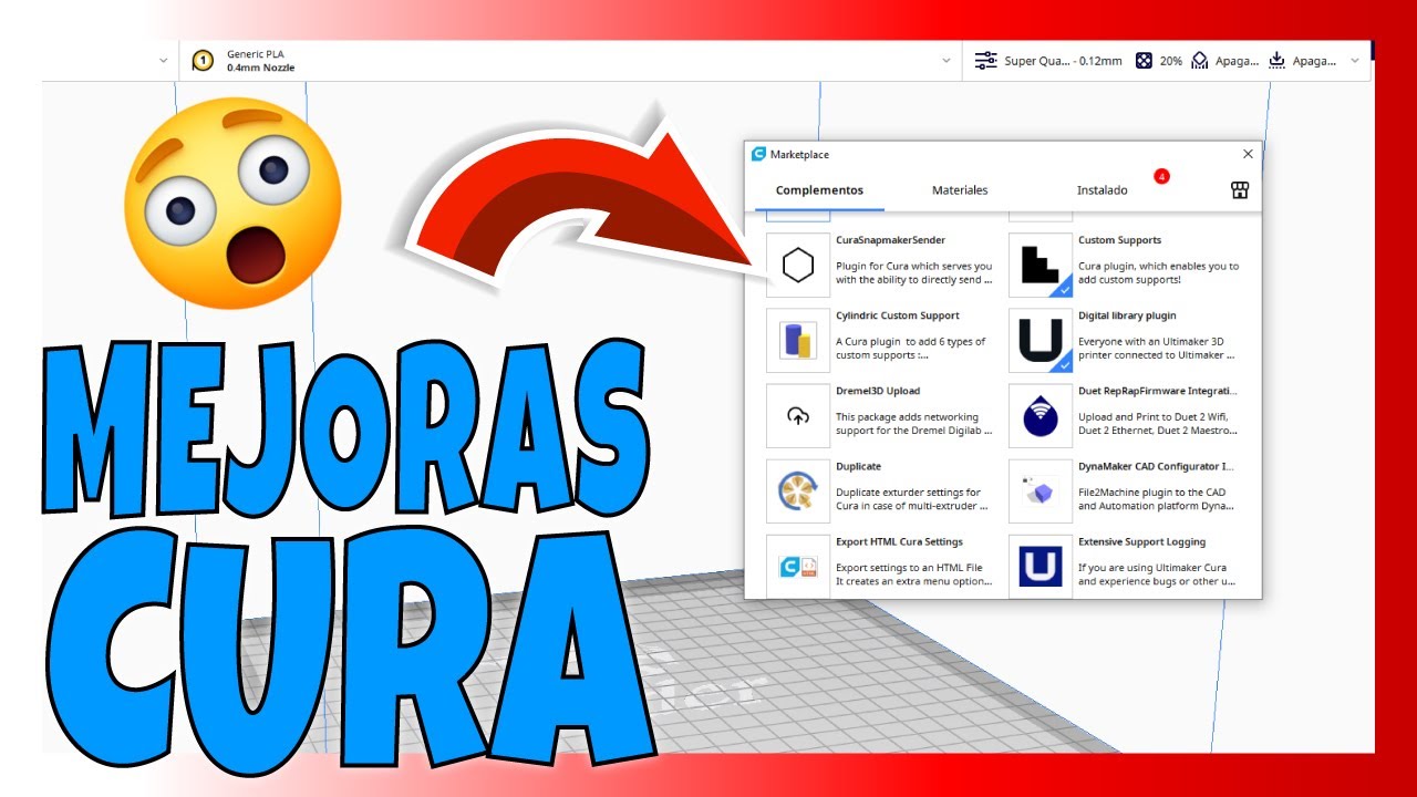 ✅MEJORA tu Laminador5️⃣ PLUGINS para CURA + Sorteo Ender 3