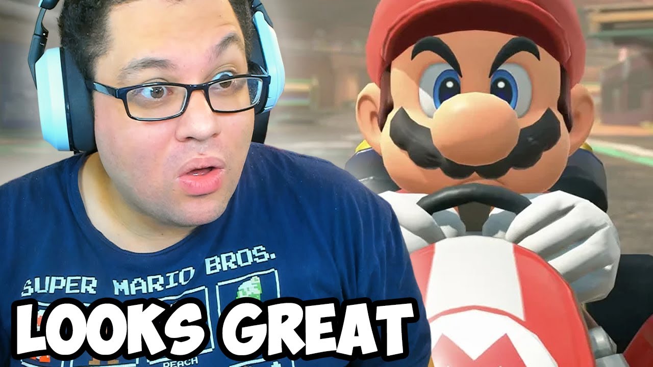 DropThisBox Reacts To Mario Kart World Gameplay