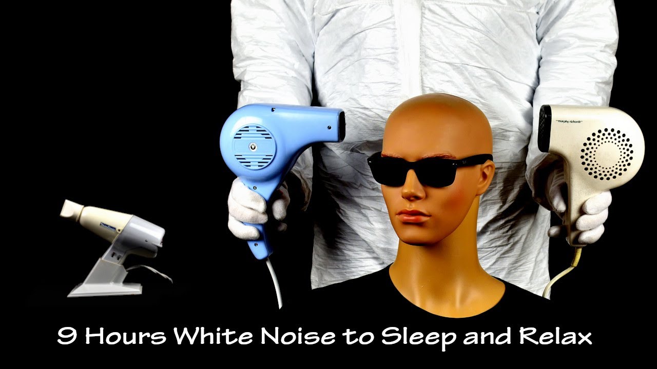 Two Hair Dryers Sound 6 and Hair Dryer Sound 11 (Static) | ASMR | White Noise to Sleep and Relax