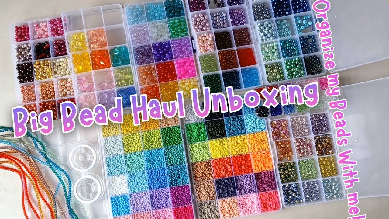 Big Pandahall Bead Haul Unboxing | Organize my Beads with me Ep 42 in collaboration with Pandahall