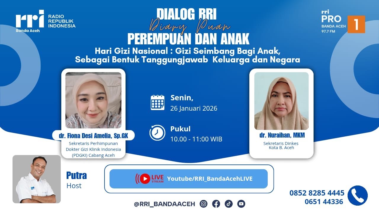 Hari Gizi Nasional : Gizi Seimbang Bagi Anak, Sebagai Bentuk Tanggungjawab Keluarga dan Negara | PPA