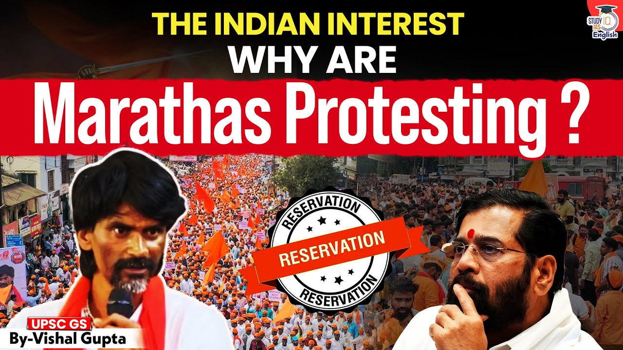 Why are Marathas Protesting For Reservation? | StudyIQ IAS English