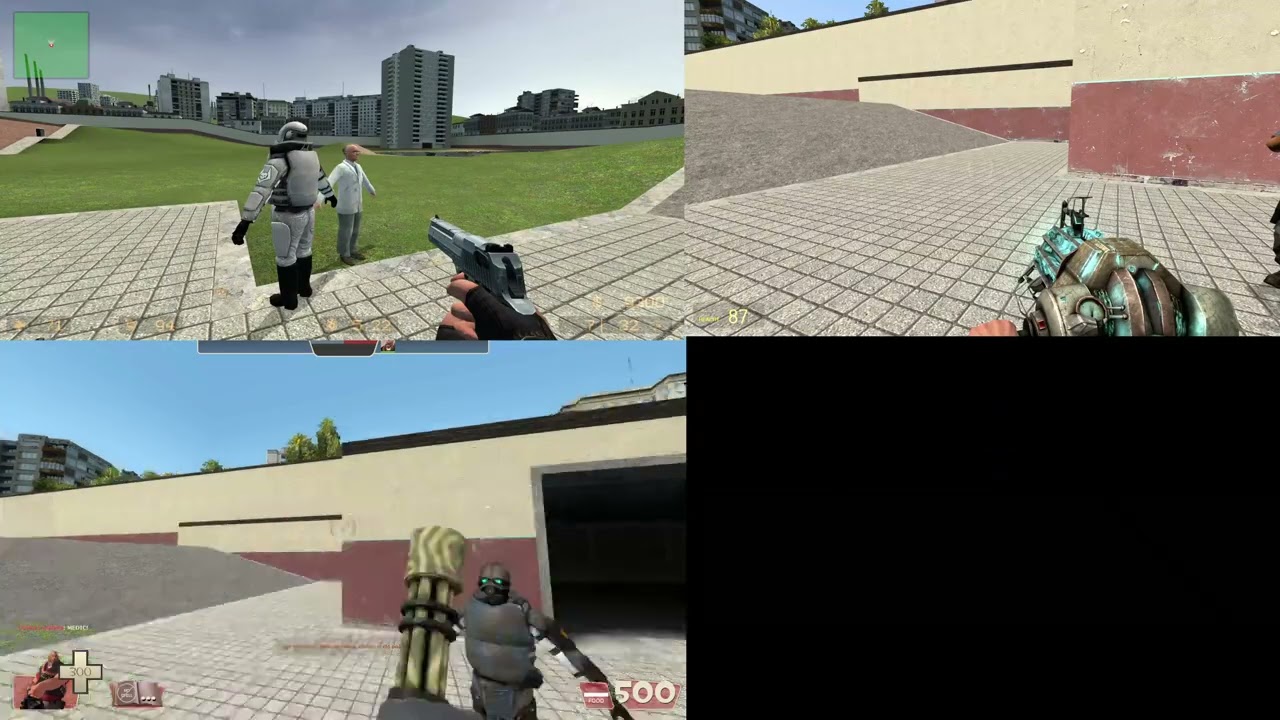 Source Crossplay test 5 (TF2 x GMod, etc crossplay): Sound Transmission