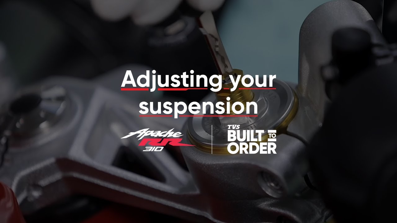 TVS Riding Academy - How to Adjust your Motorcycle Suspension
