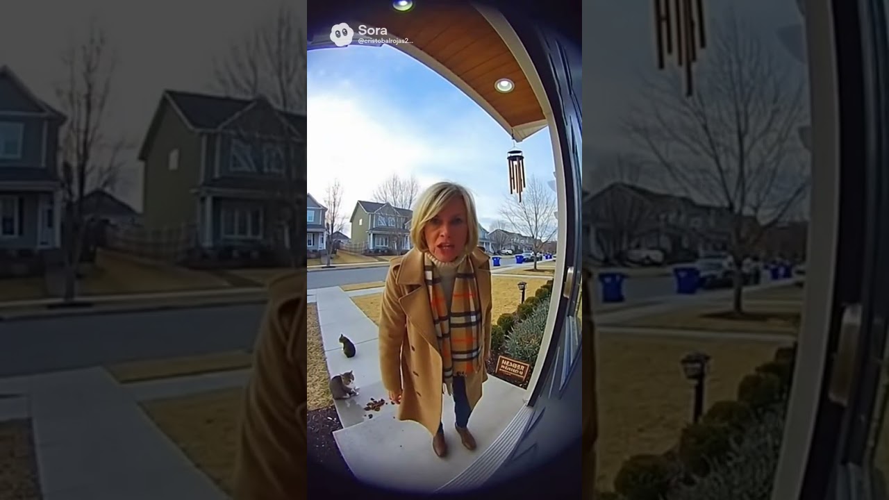 karen freaks out over the poop of a street cat 