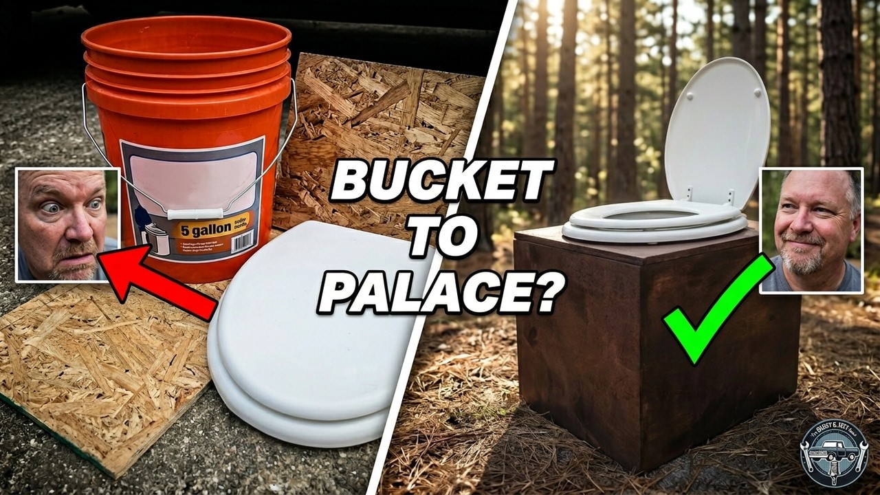 DIY Camping Toilet Anyone Can Build!