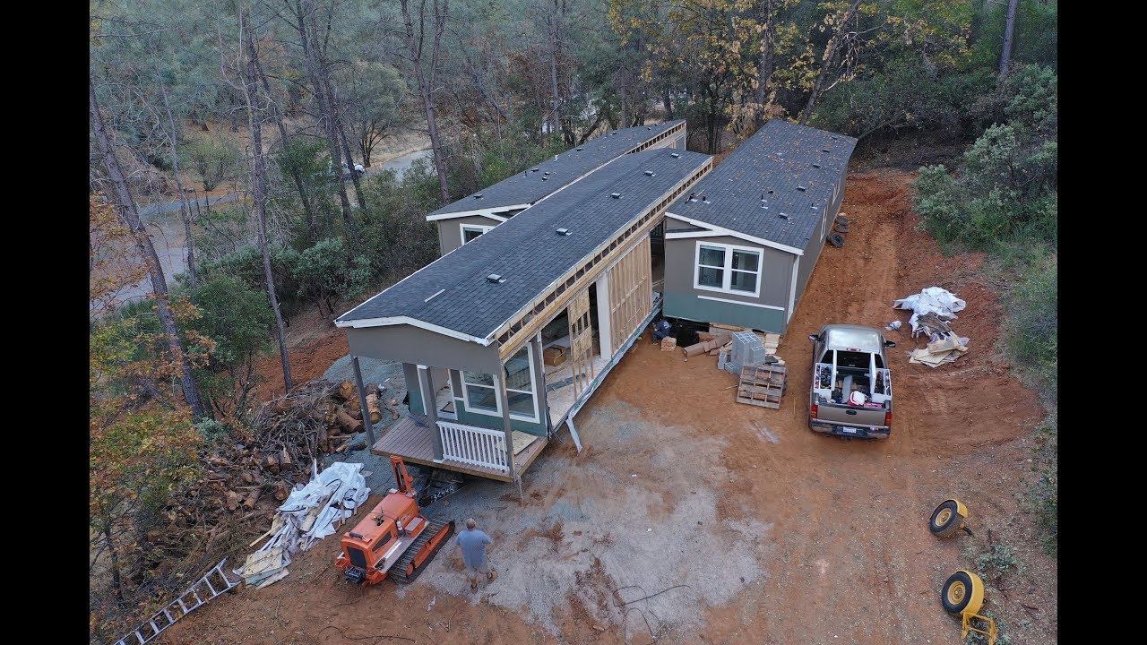 Homes Direct - Three Section Install on Concrete Foundation