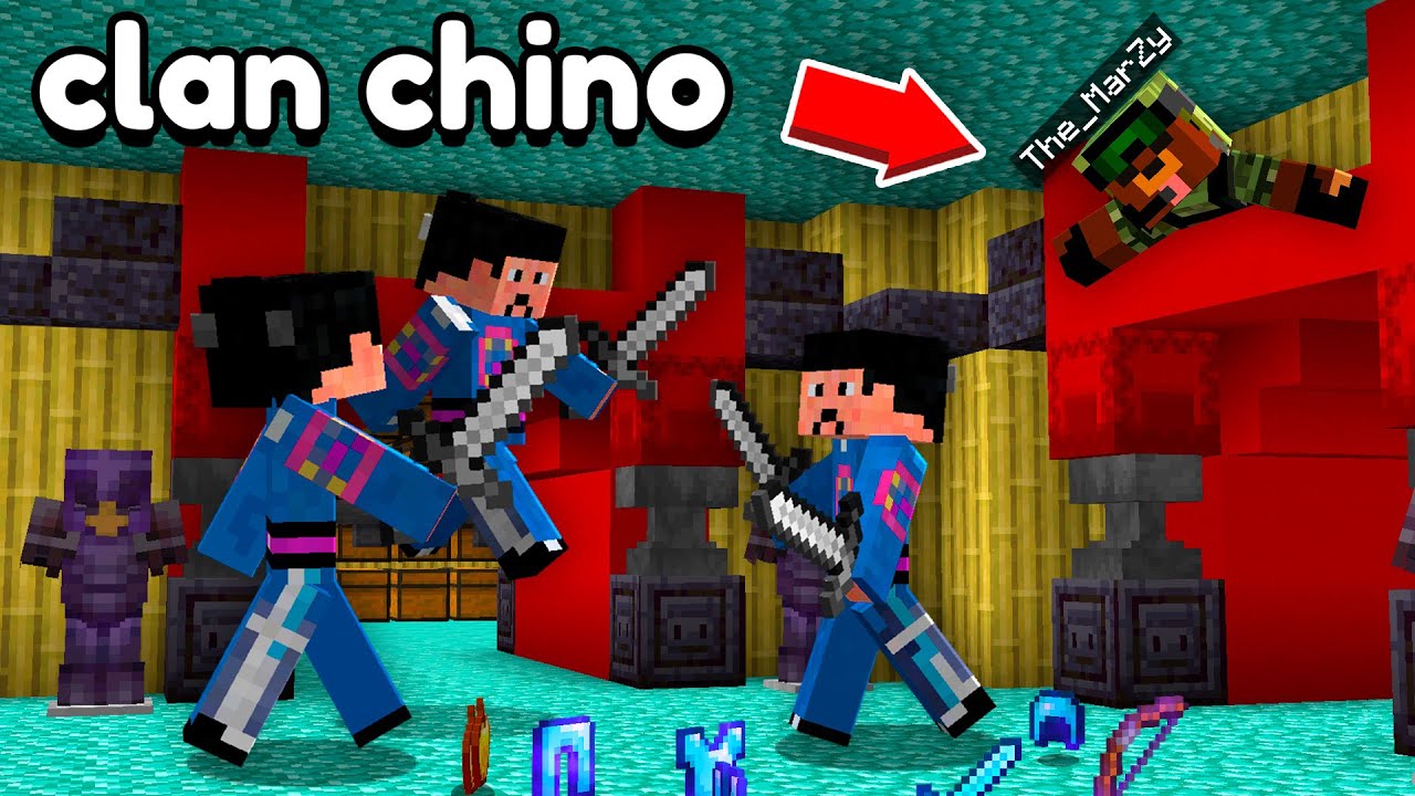 Encontré un CLAN de JUGADORES CHINOS en mi SERVIDOR de Minecraft