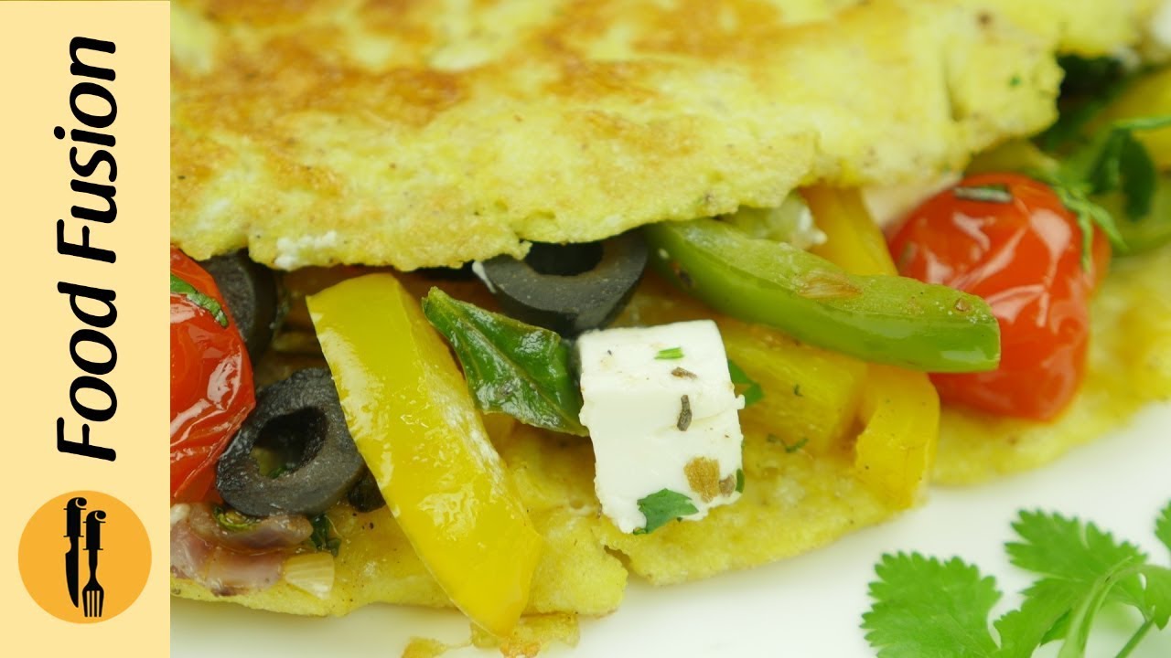 Mediterranean Omelette Recipe By Food Fusion