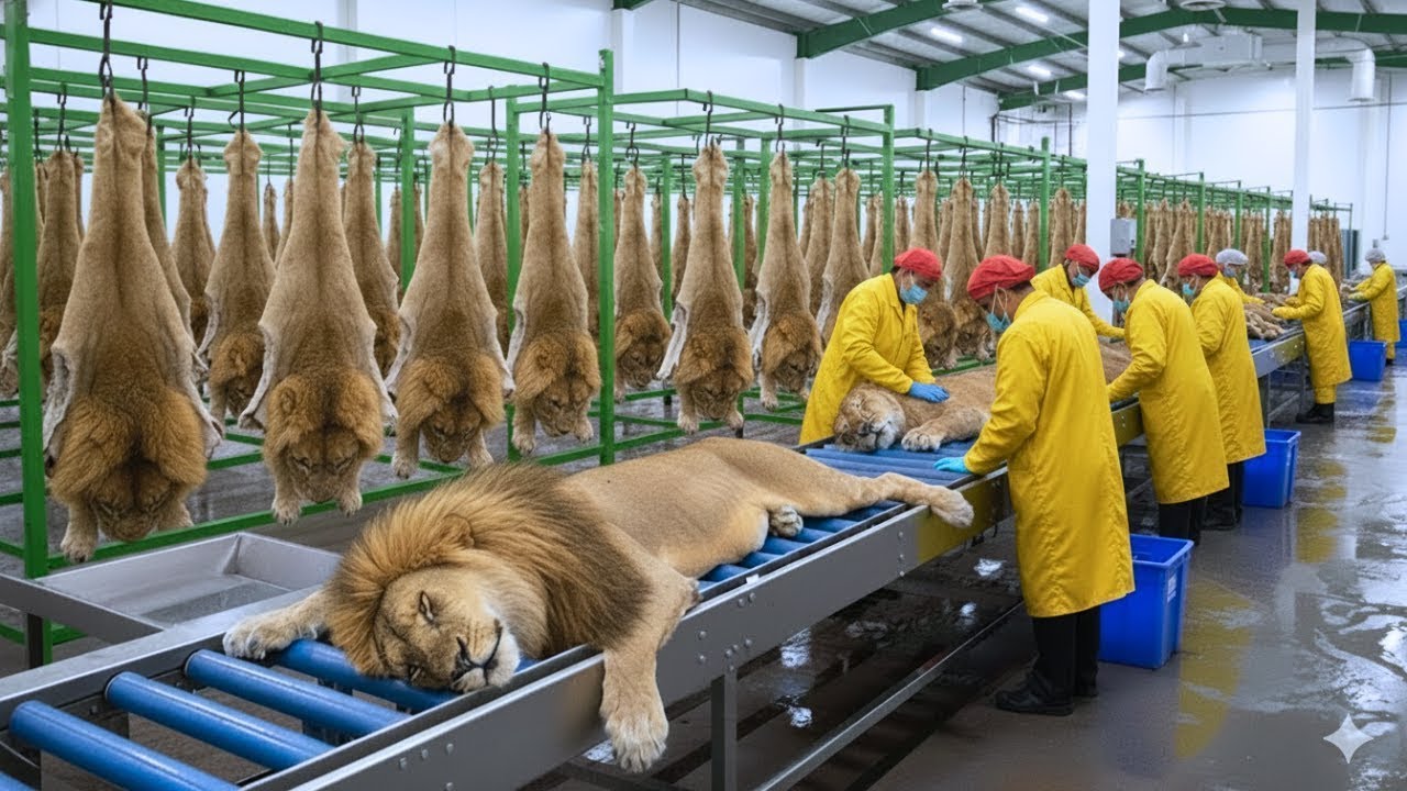 Inside the Lion Leather Factory–(Full Process) How Million-Dollar Products Are Made (SECRET FACTORY)