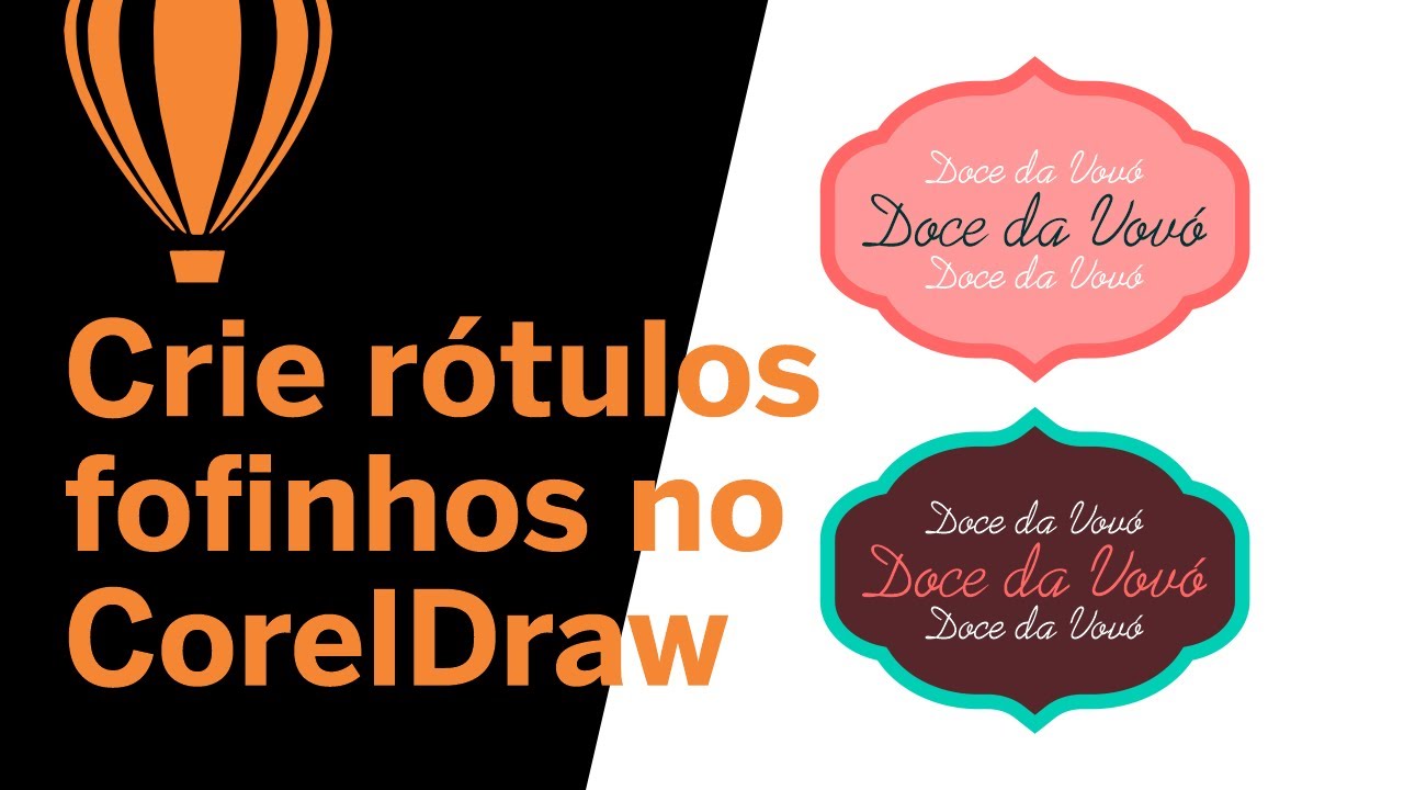 #Tutorial Crie r&oacute;tulos fofinhos no CorelDraw