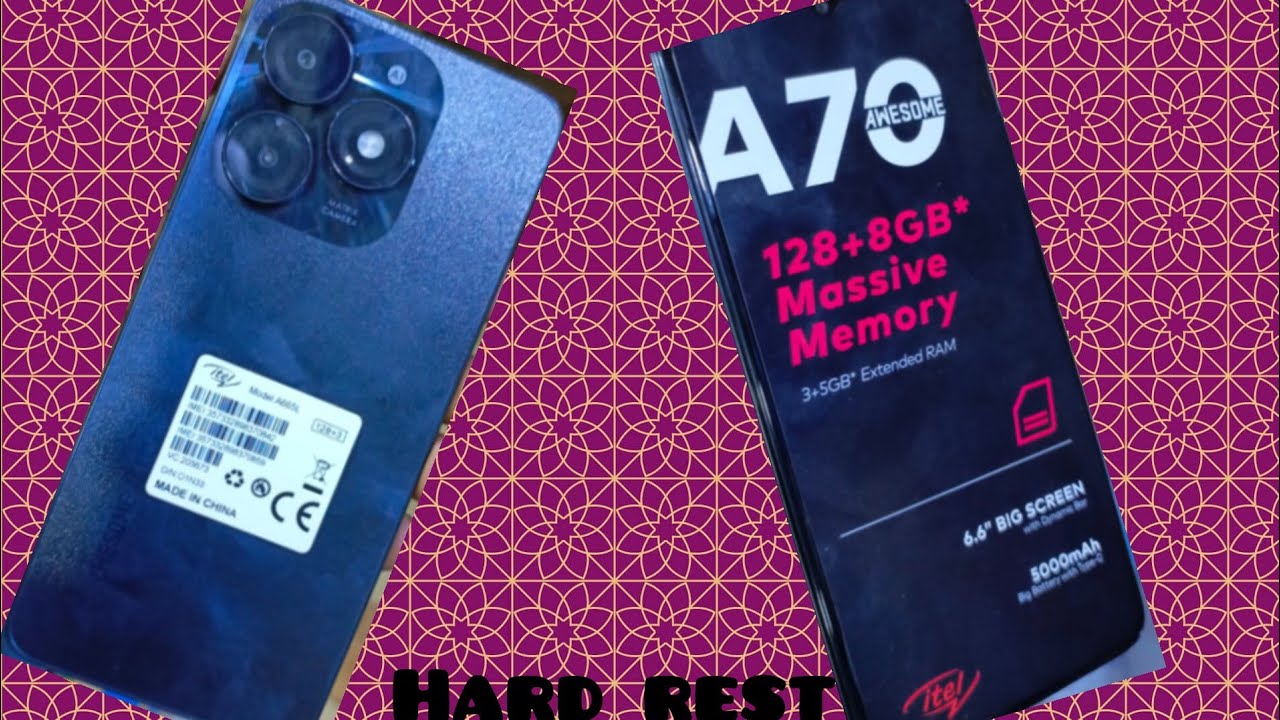 Itel A70 Hard rest / itel A70 ( A665L ) unlock and hardrest easy working