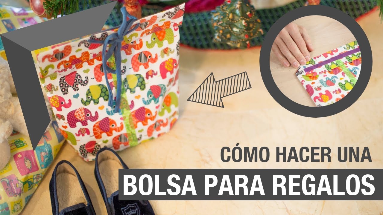 Cómo hacer bolsas para regalo | Envolver regalos originales