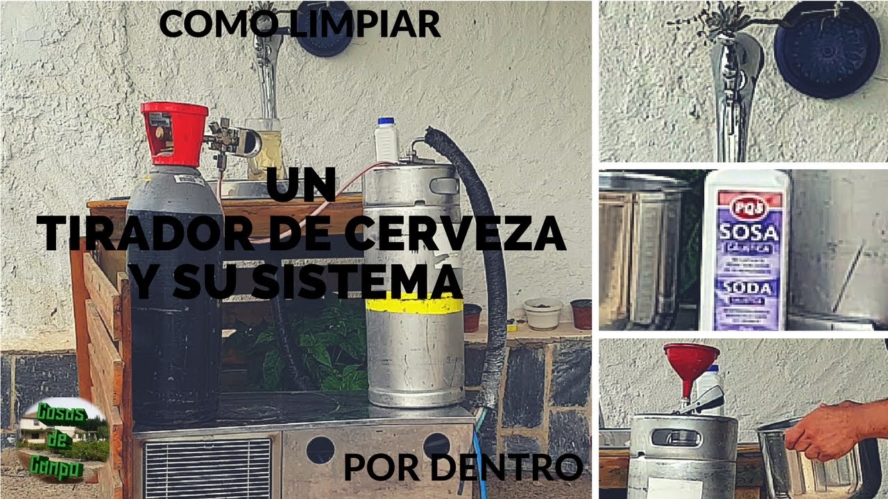 Como limpiar un tirador de cerveza, Tutoriales Homebrew