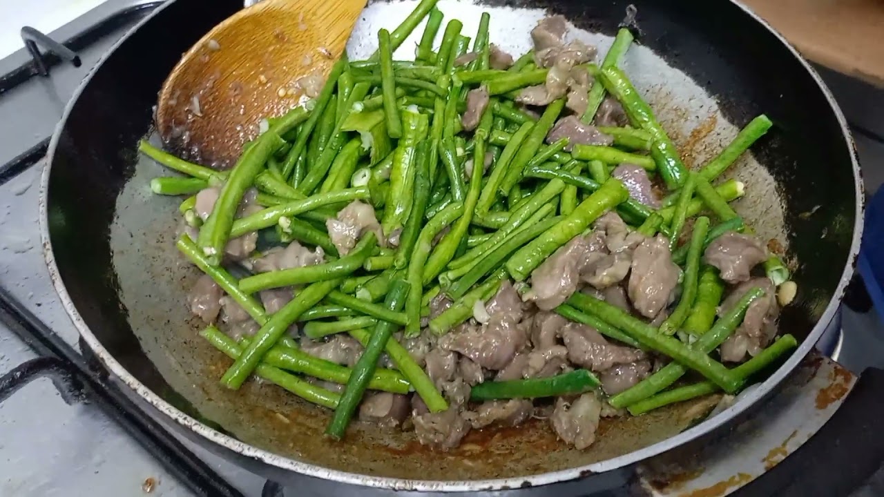adobo sitaw with gizzard balunbalunan manok/king inasal