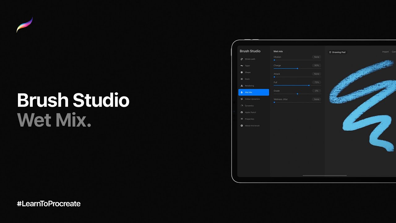 Procreate Brush Studio: Wet Mix