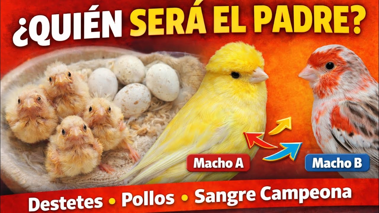 Seguimos con más vídeos del aviario (cría 2026)