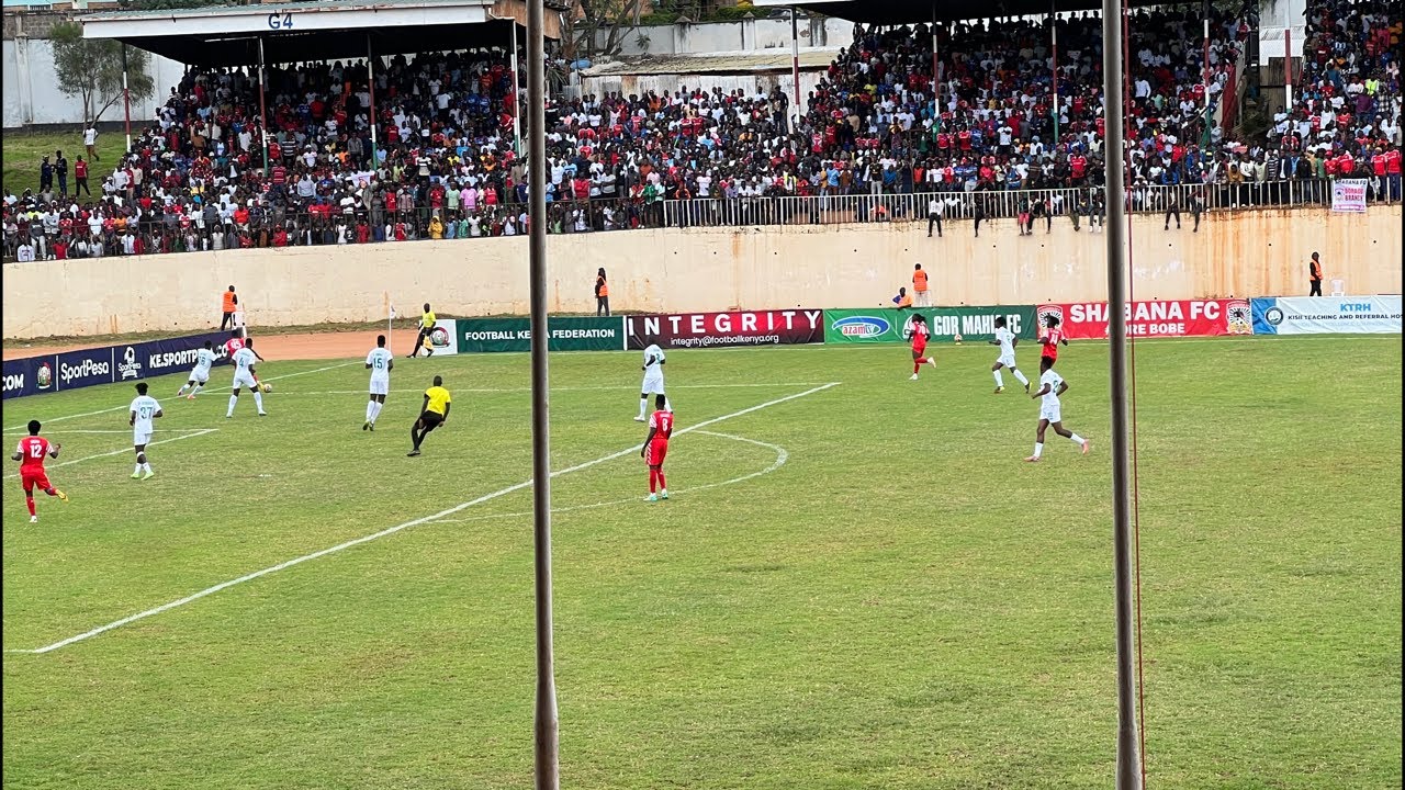 LIVE: FT Shabana Fc 0 - Gor Mahia Fc 0 @Gusii Stadium