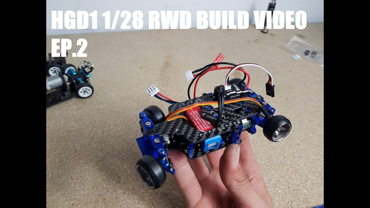 BUILDING A ENTRY LEVEL 1/28 RWD DRIFT CAR!! HGD1 1/28 RWD BUILD VIDEO EP.2