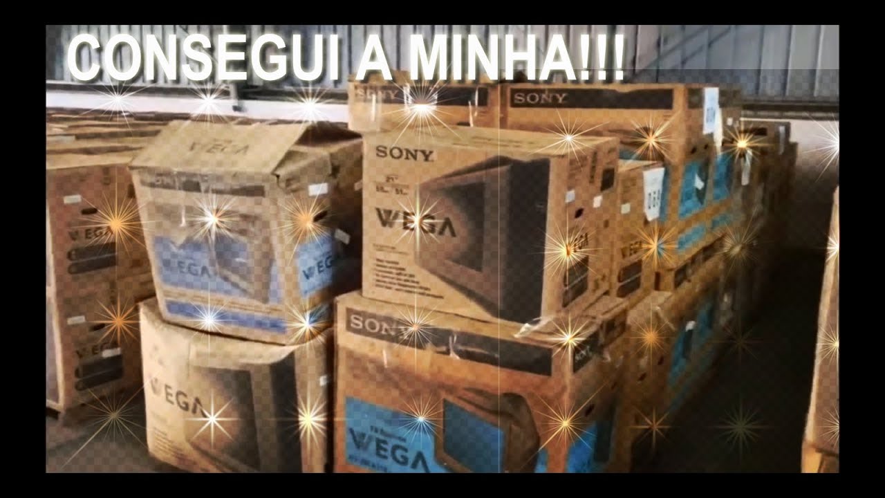 SONY WEGA KV-21FA310 - NOVA ZERADA LACRADA SIM! CONSEGUI A MINHA DO GALPÃO MISTERIOSO! TV DE TUBO!