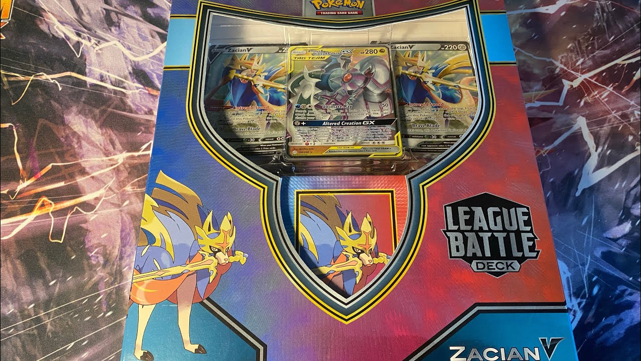 Pokemon Zacian V League Battle Deck!