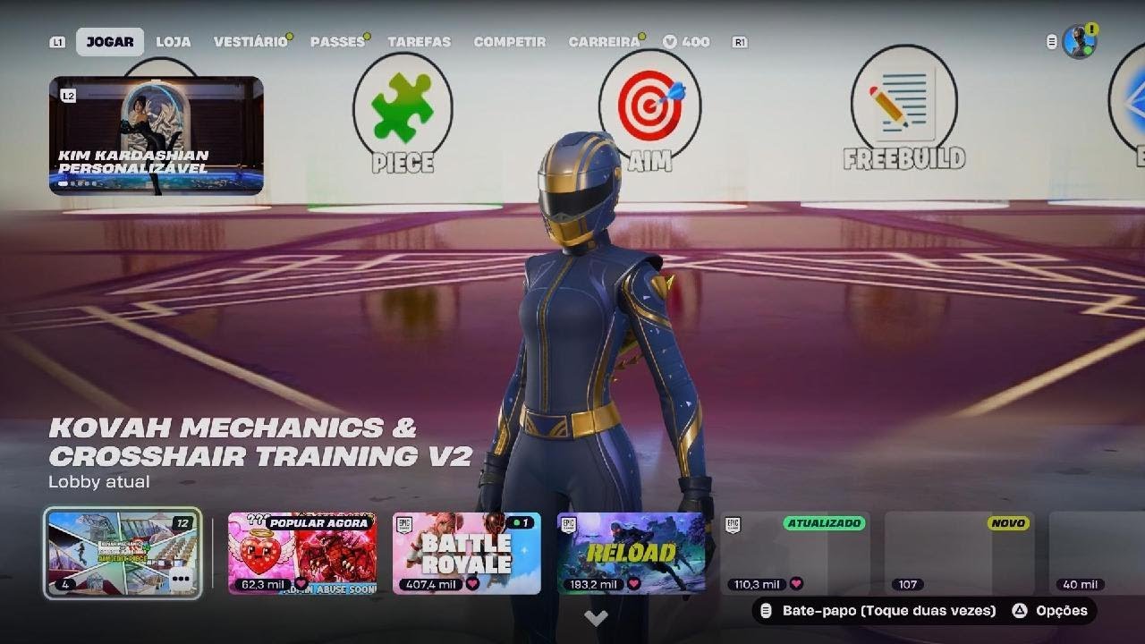Dia 1 tentando melhorar no fortnite