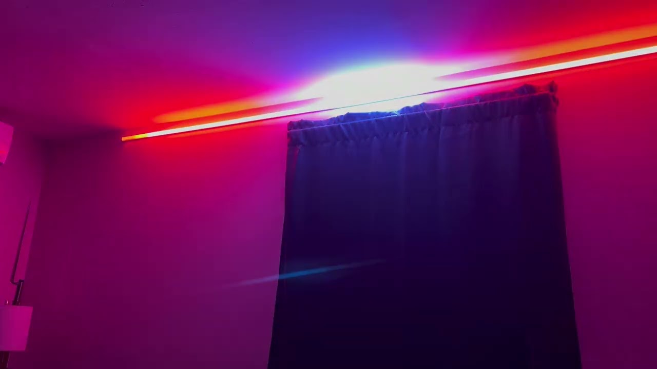 Govee strip light with cover install