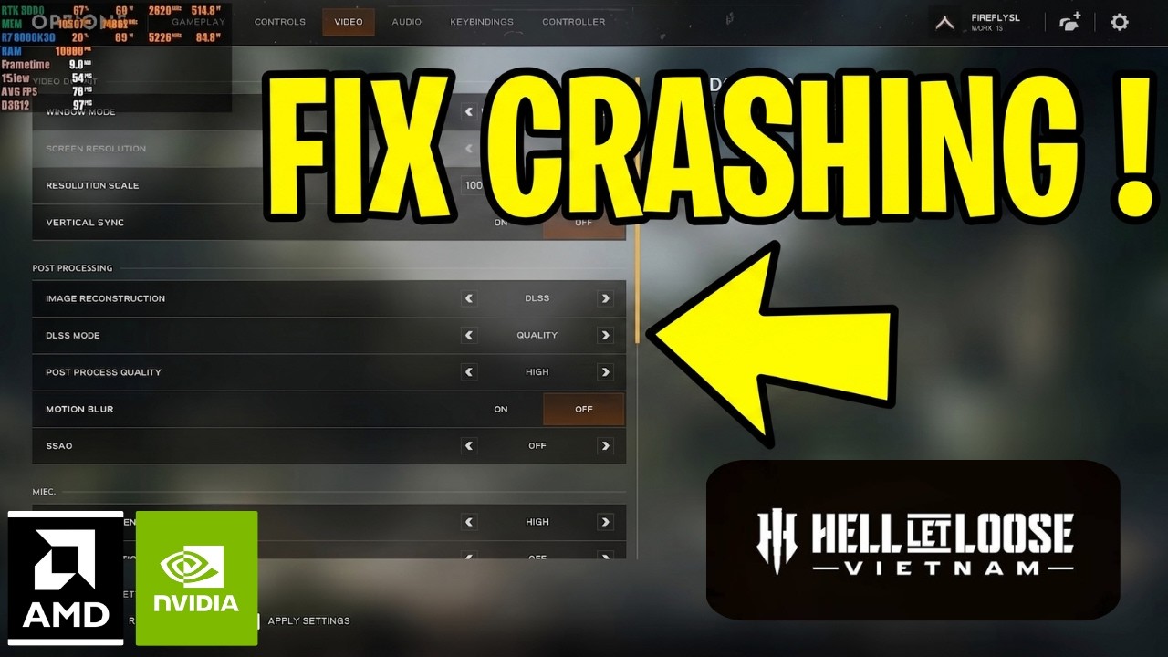How to Fix Hell Let Loose: Vietnam Crashing in 12 seconds