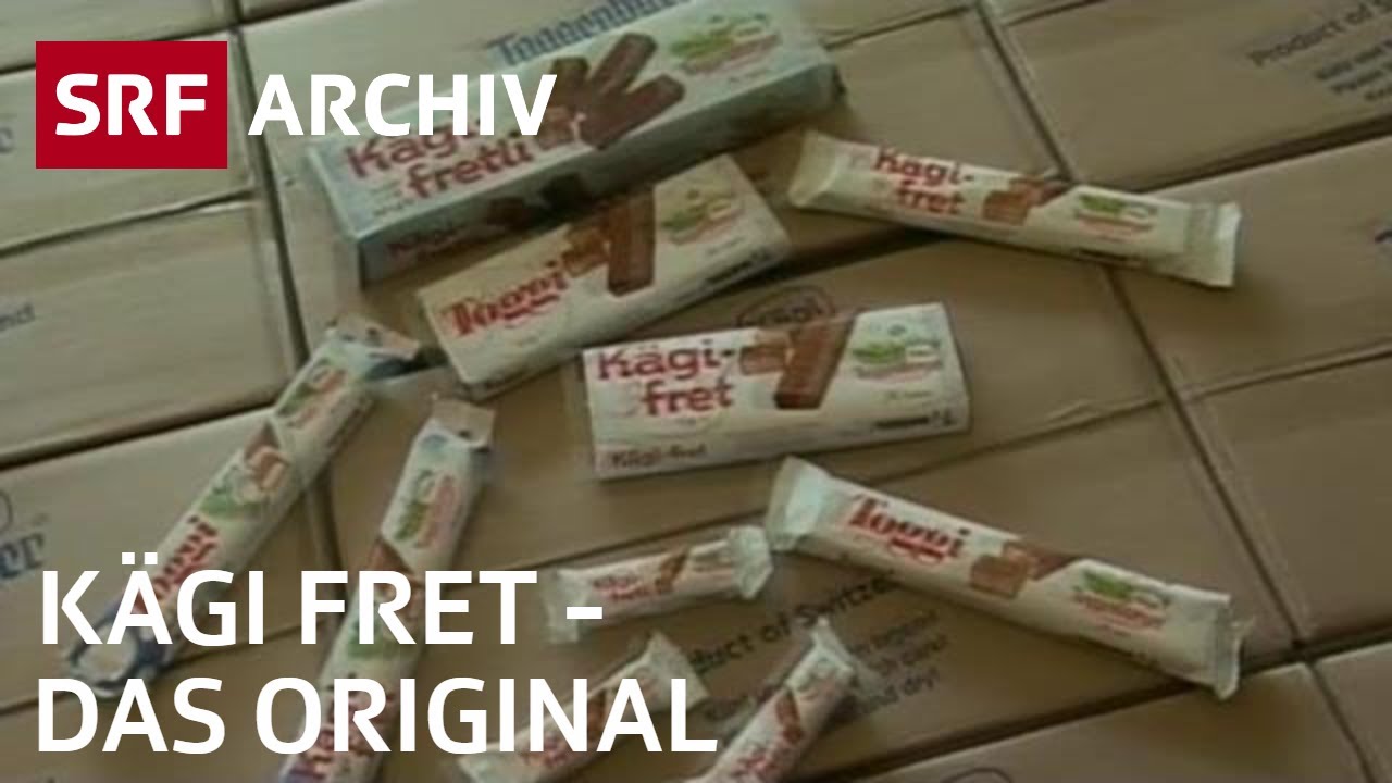 Kägi fret - Geschichte und Herstellung der Schokoladewaffeln (2002) | SRF Archiv