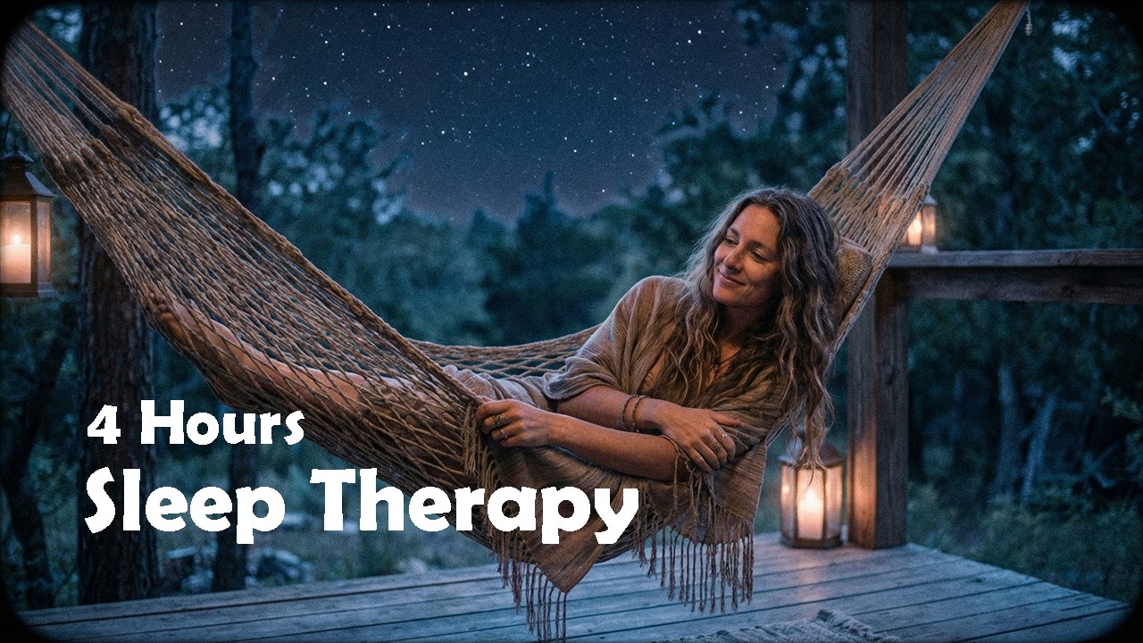 4 Hours Deep Sleep Music with Rain Ambience | Night Relaxation | Sleep Therapy