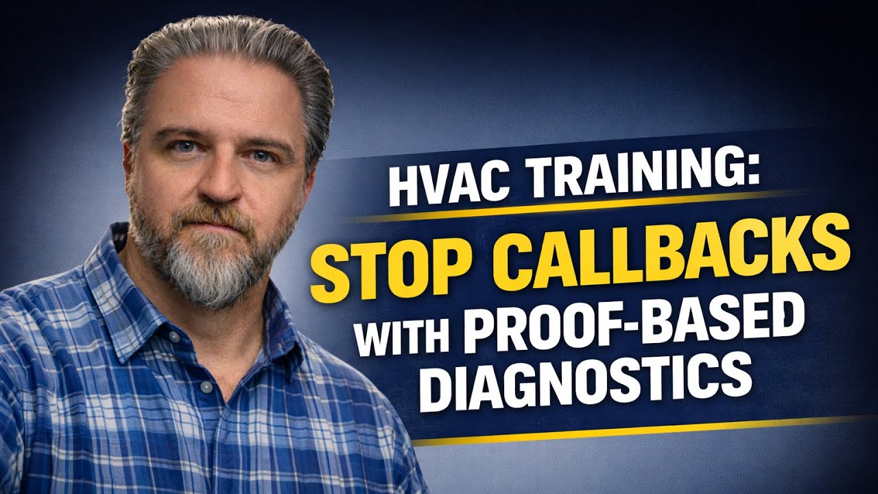 HVAC Training: Stop Callbacks with Proof-Based Diagnostics