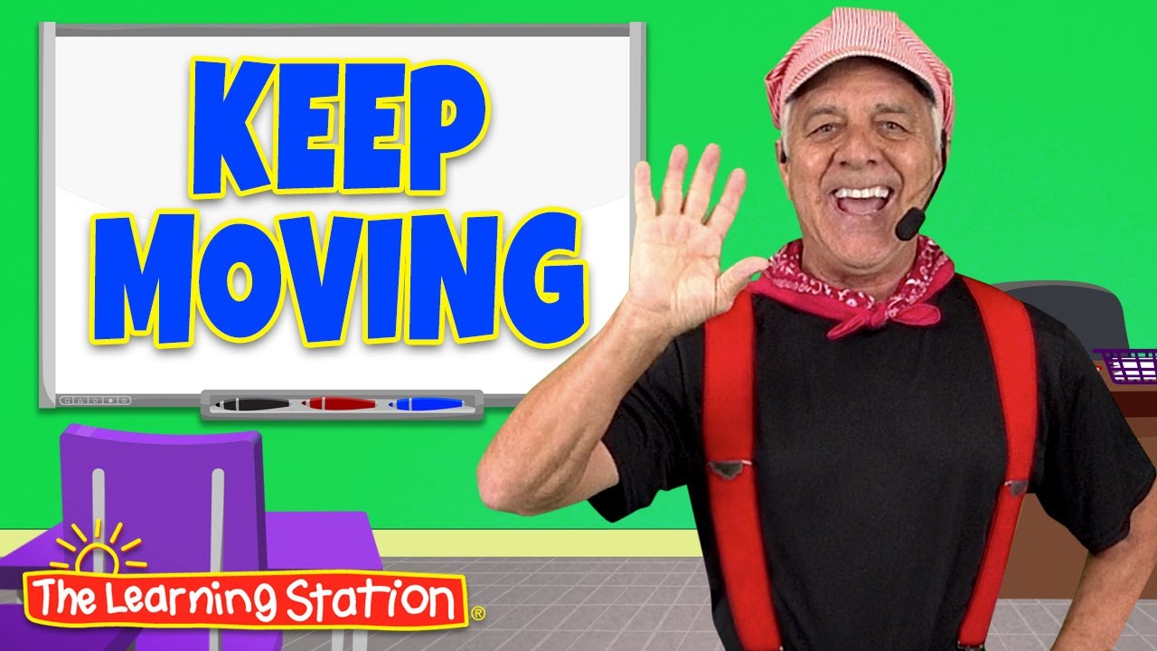 Keep Moving ♫ One Finger One Thumb ♫ Brain Breaks ♫ Kid Songs by The Learning Station