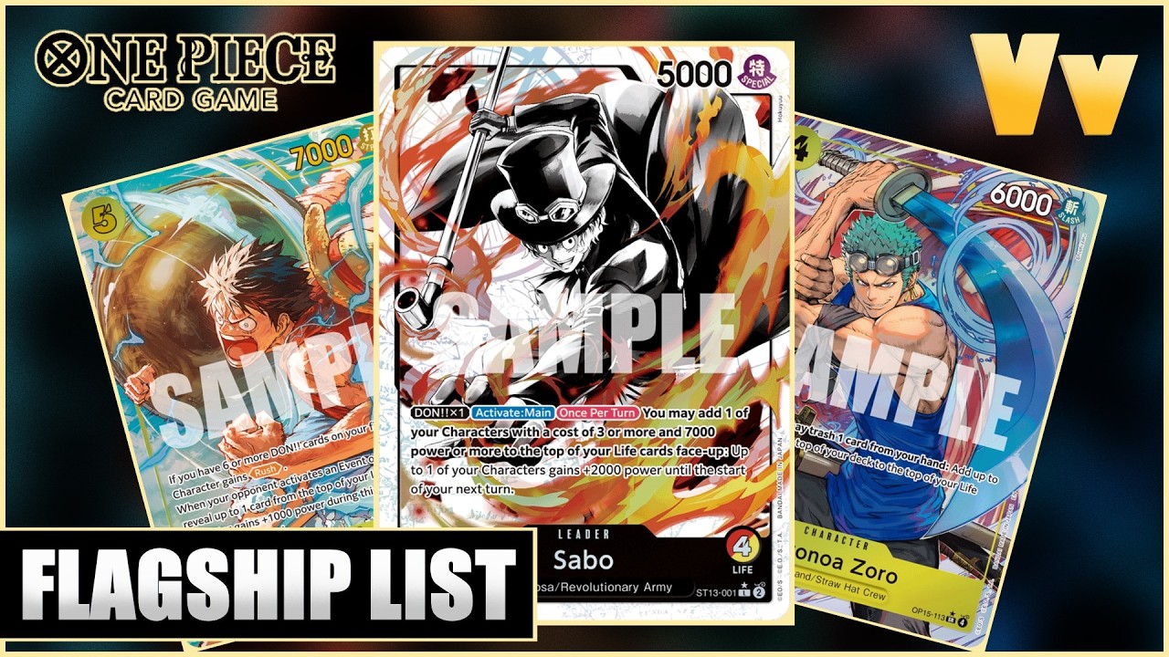 One Piece TCG: Обзор и тестирование колоды на Сабо (RY), занявшей 1-е место на турнире Flagship н...