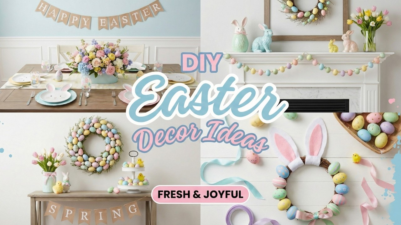 Beautiful! 🐣 Easter Decorations Ideas 2026 UK Home You’ll Love