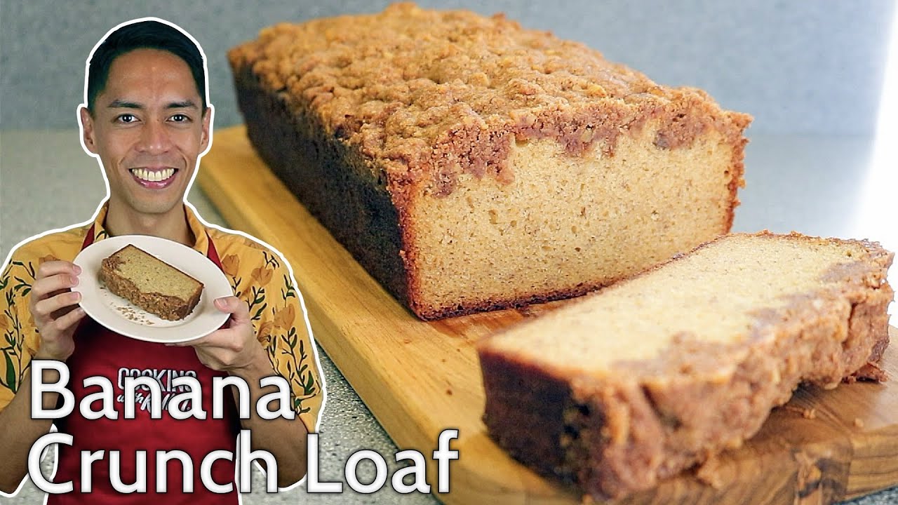 Банановый хлеб Red Ribbon Banana Crunch: банановый кекс с хрустящей корочкой | Готовим с Куртом