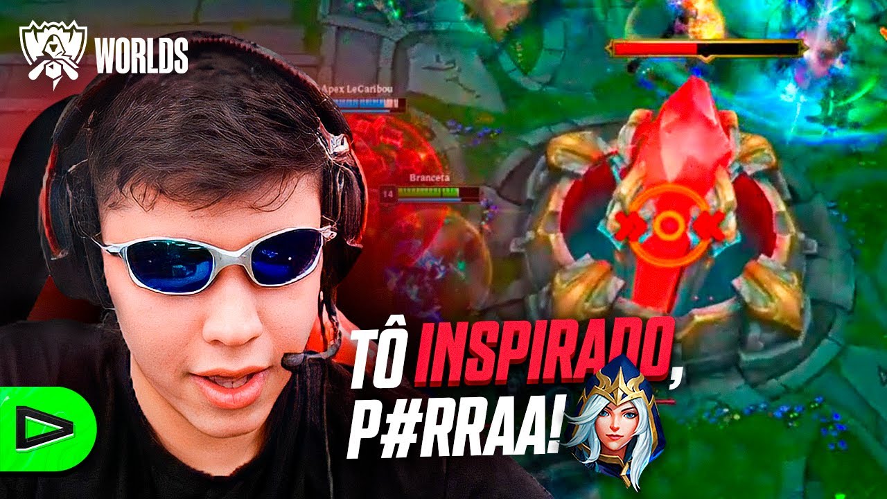 A ASHE do BRANCE tá calibrada pro WORDLS! LOUD LEAGUE OF LEGENDS