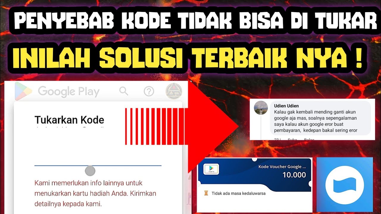KODE VOUCHER PLAYSTORE TIDAK DAPAT DI TUKAR/REEDEM ? INILAH SOLUSI TERBAIK NYA !