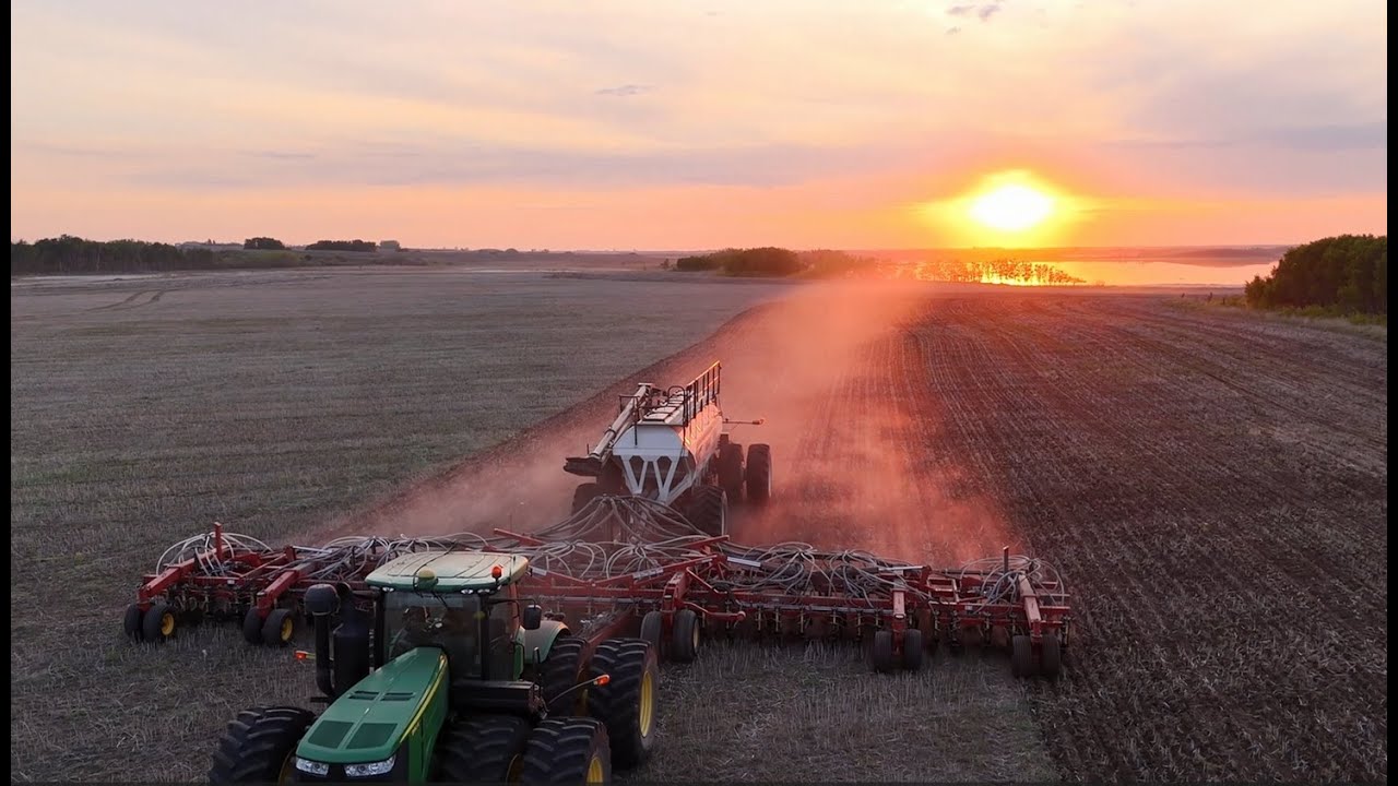 Seeding Wheat, Matthew Marciniak's Farm in Saskatchewan, Canada, May 23, 2025
