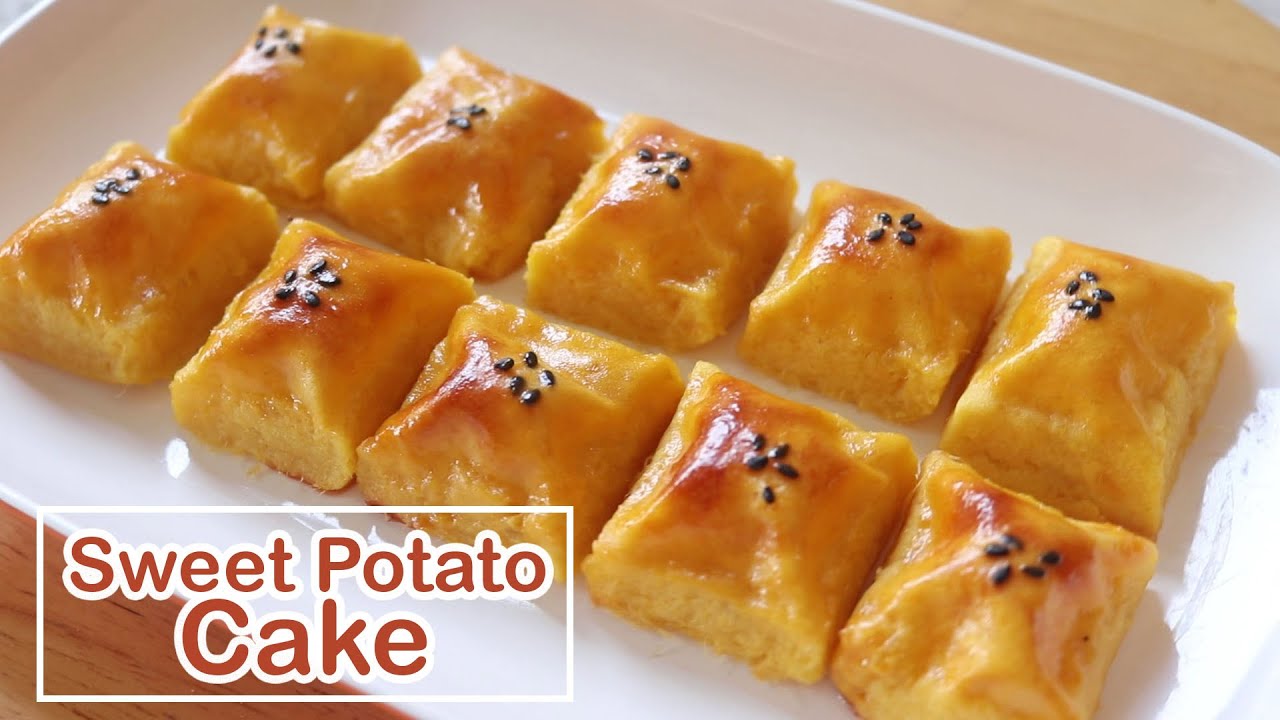 มินิเค้กมันเทศ sweet potato cake l ครัวป้ามารายห์