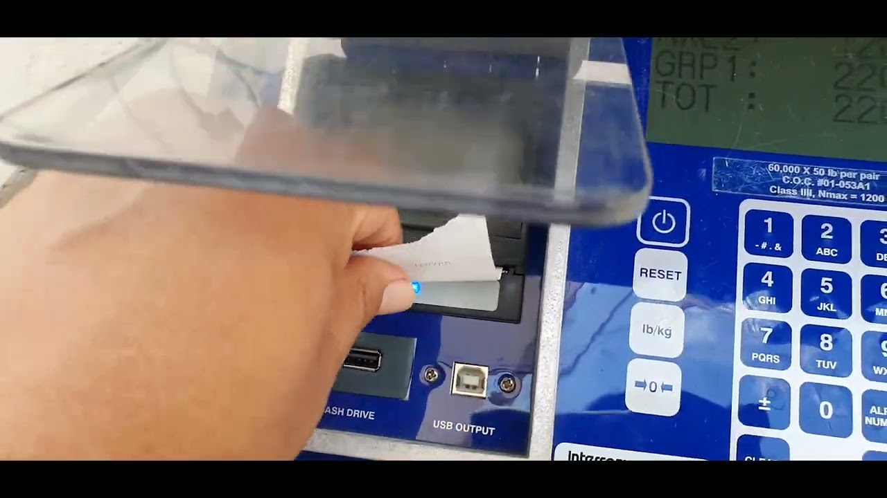 Alquiler de Balanza Camionera - Indicador de pesaje PT20 Intercomp