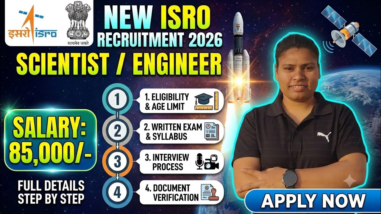 ISRO Recruitment 2026 | ISRO Scientist | ISRO Scientist Engineer | ISRO Scientist Engineer 2026 |